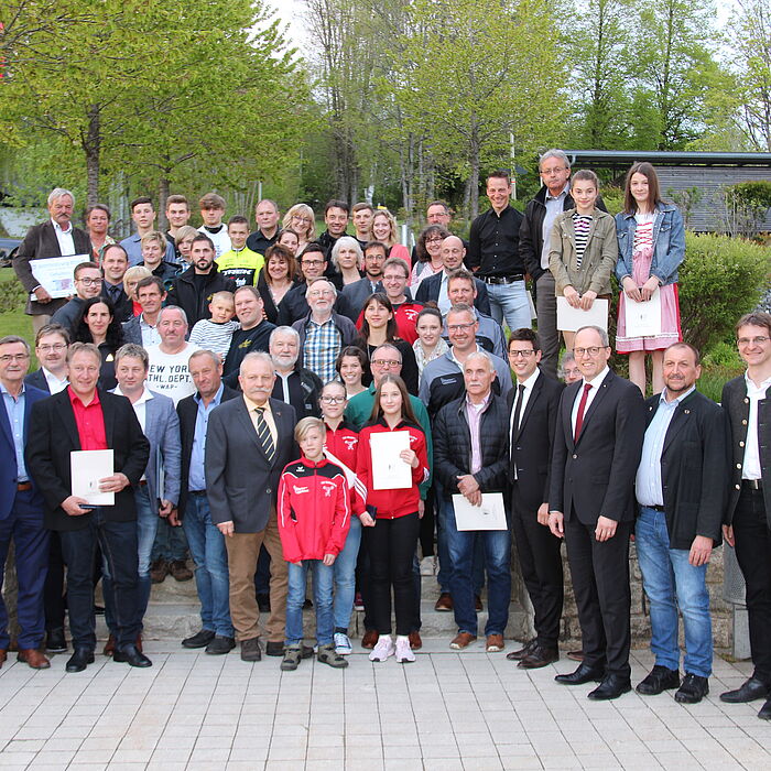 Sportlerehrung - 2023/2024 wurden 54 Sportlerinnen und Sportler geeehrt