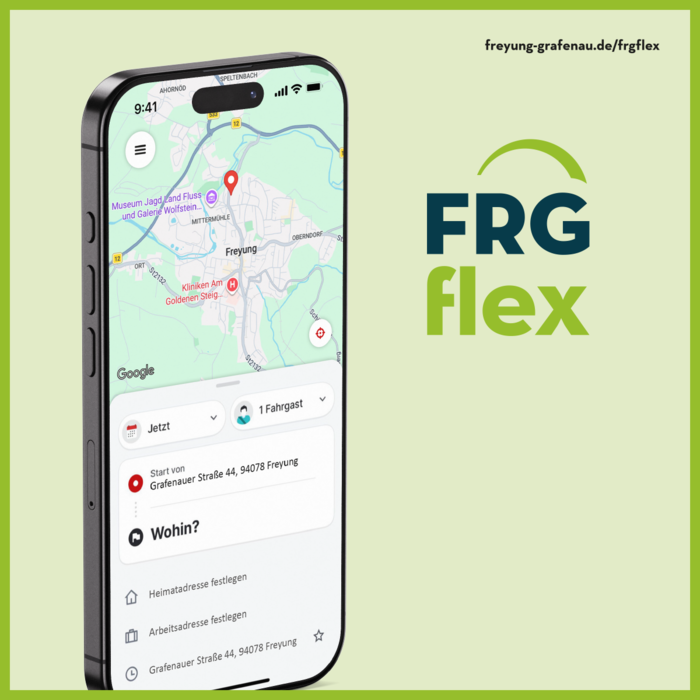 FRGflex - Unser ÖPNV-Taxi-Angebot im Landkreis Freyung-Grafenau