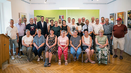Bayerische Ehrenamtskarten im Schloss Wolfstein verliehen